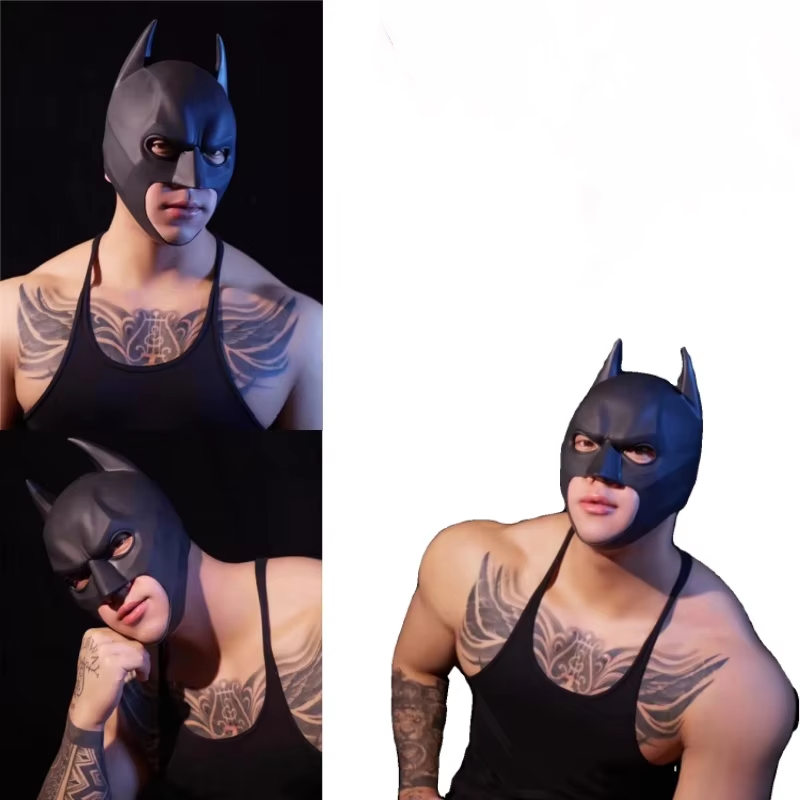 Halloween Black Bat Mask Super - Respirator Half Face 评论和价格