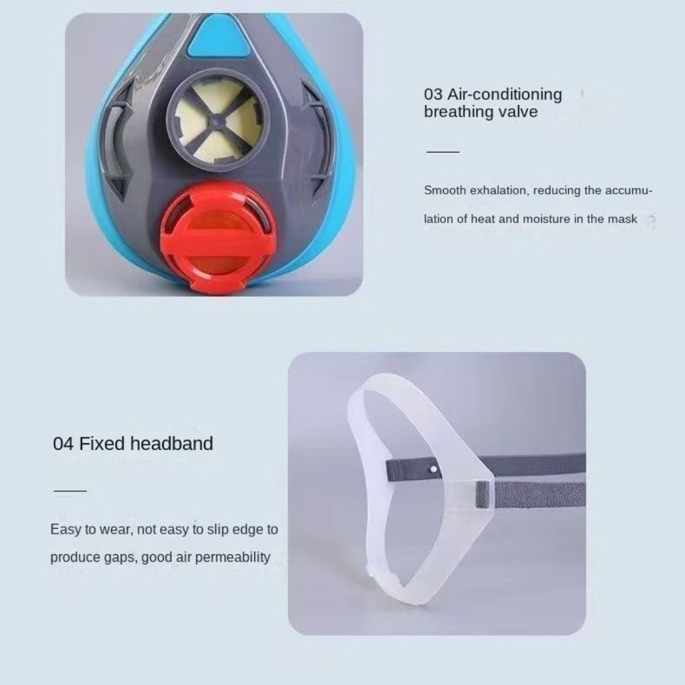 Silicone Dustproof Half Mask R - Respirator Half Face 评论和价格