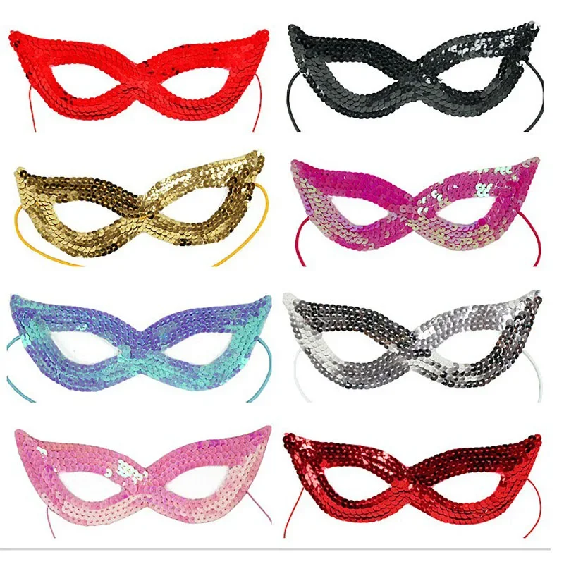 Women Girl Sequins Sexy Fox Ca - Respirator Half Face 评论和价格