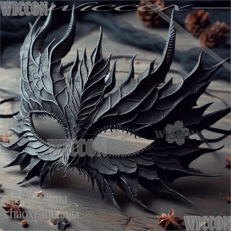 Black Dragonscale Masquerade M - Black Face Mask Pack 评论和价格